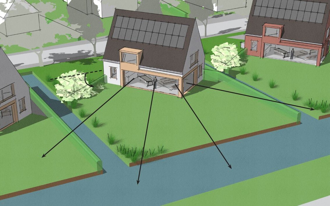 Thom Winters Architect Utrecht Zeist Bilthoven De Bilt Driebergen Amersfoort Maarn Bussum Naarden Schetsplan concept